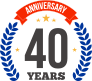 Goodwins Removals 40 Years Anniversary Logo